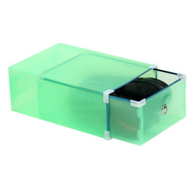 

Plastic Shoe Box Transparent Storage Box Drawer Type High Heel Shoes Boxes DIY Shoebox Drawer Case Organize For Men Women