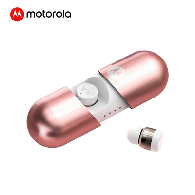 

Motorola VerveBuds400 True Wireless Bluetooth Headset Mini In-Ear Stereo Headset Subwoofer Game Sports Universal Earbuds Rose Gold