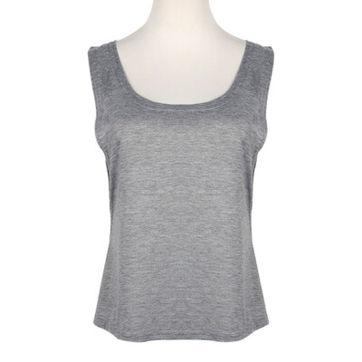 

Fashion Women Summer Vest Top Sleeveless Casual Tank Tops T-Shirt Rose Gray