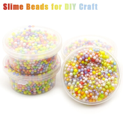 

YIWULARainbow Colorful Styrofoam Decorative Slime Beads DIY Craft For Crunchy Slime