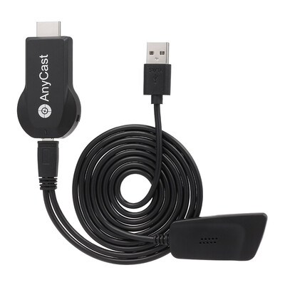 

AnyCast M100 24G 5G Dual Band WiFi 4K Display TV Dongle Display Receiver Airplay DLNA Mirroring for Android iOS Smart Phone Table