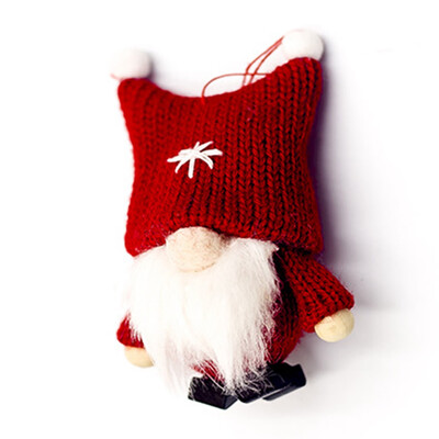 

CAR-TOBBY Christmas Decorations Ornaments Lovely Old Man Dolls Pendant Christmas Tree Decoration Hanging Pendants Xmas Gifts
