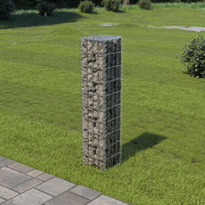 

Gabion Wall with Covers Galvanized Steel 787"x787"x394