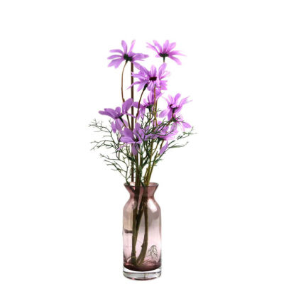 

Nordic Five Daisy Bouquet for Home Shop Decor Artificial Daisy Flowers Silk Fake Flower Bouquet Simulation Daisy Decor