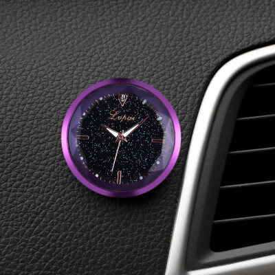 

Gobestart Car Decoration Electronic Meter Car Clock Timepiece Auto Interior Ornament
