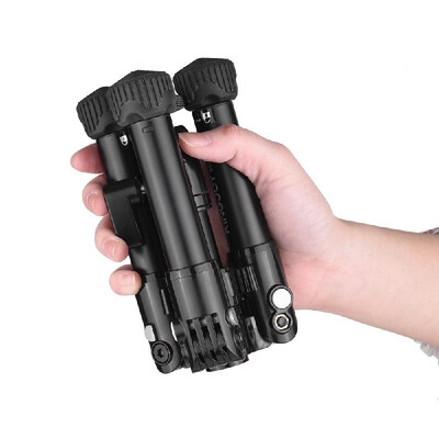 

KINGJOY SC051 18inch Mini Tabletop Folding Portable Tripod Stand with Swivel Ball Head Max Load 44Lbs for Canon Nikon Sony DSLR