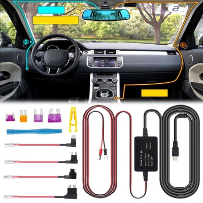 

Dash Cam Hardwire Kit Mini USB Hard Wire Car Charger Cable Kit 12V to 5V for Dash Cameras GPS