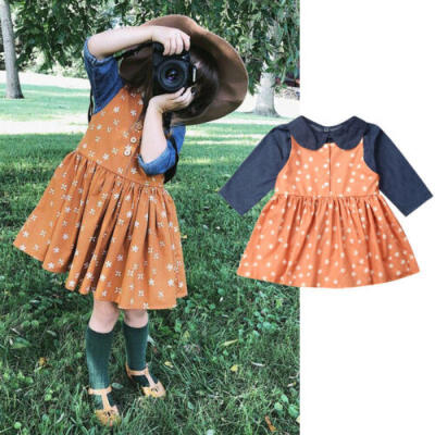 

Kids Baby Girl Pageant T-shirt Top & Tutu Floral Dress Party Outfit Clothes 2PCS