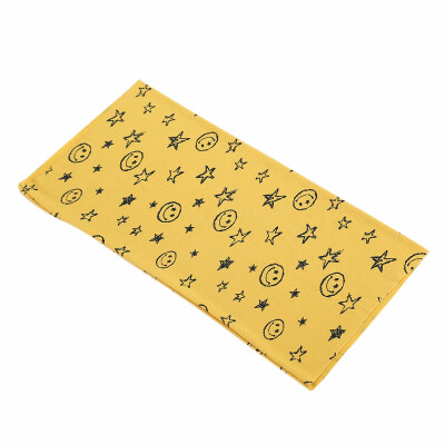 

Children Warm Cotton Scarf O Ring Shawl Neckerchief Boy Girl Circle Loop Cartoon Smile Face Star Pattern Neck Warmer