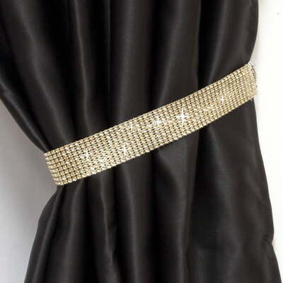 

2x Diamante Crystal Luxury Backs Curtains Voiles Lovely Holdbacks Curtain