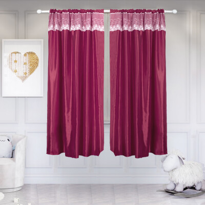 

Gobestart Leaves Curtain Tulle Window Treatment Voile Drape Valance 1 Panel Fabric