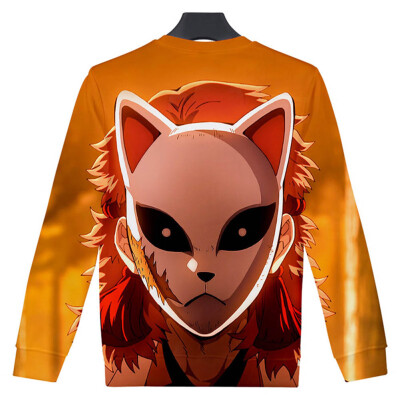 

Hot Sale Demon Slayer Kimetsu No Yaiba Anime Unisex 3D Printed Shirt Casual Long Sleeve Sweatshirt Pullover Tops Cosplay Costume