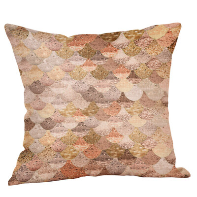 

JPGIF Geometric Printed Cotton Linen Throw Pillow Cases Sofa Cushion Cover Home Decor