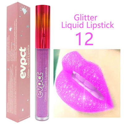 

Shimmers Metallic Pearl Lip Gloss Long Lasting Waterproof Glitter Makeup Lipstick