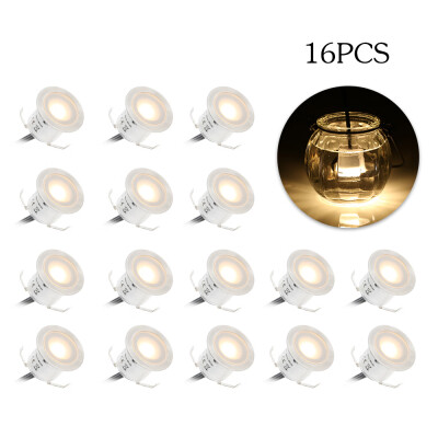 

Tomshine 16PCS 06W High Bright Recessed LED Deck Light Water Resistance IP67 In Ground Outdoor Landscape LED Lighting for Stair P