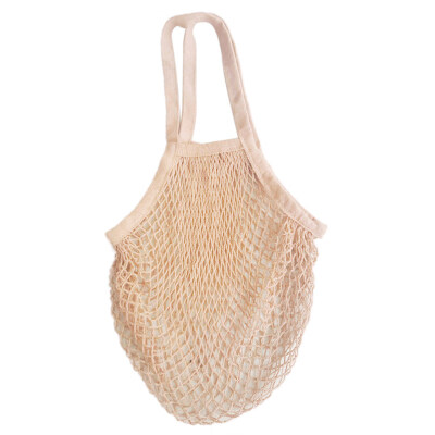 

Reusable Handle Mesh Net Shopping Bag Fruit Goods Storage Cotton Tote Handbag