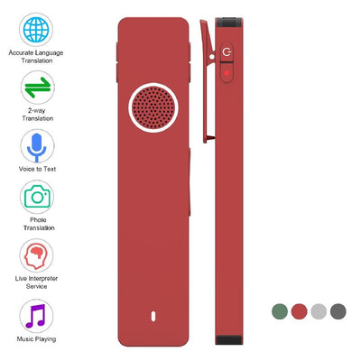 

ONE Mini AI Smart Translator Photo Recording Transcription Translation Professional Realtime Translating Device Music Player Mini