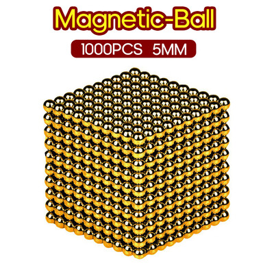 

1000PCS Magnetic-Ball 5mm Building Toy Simple Design Office Adults Stress Relief Toys