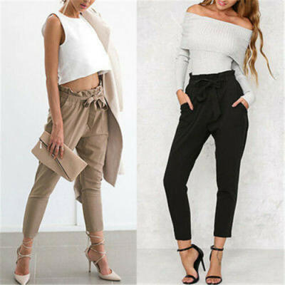 

Womens Casual Sweatpants Jogger Dance Harem Pants Sports Baggy Slacks Trousers