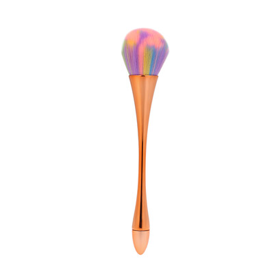 

Aluminum Handle Nail Soft Dust Cleaner Cleaning Brush Acrylic UV Gel Powder Removal Manicure Tool