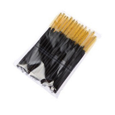 

100 PCS Eyelash Makeup Brush Mini Mascara Wands Applicator Disposable Extension Tools H1