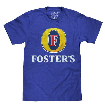 

Fosters Lager T-Shirt - Licensed Fosters Logo Beer Shirt