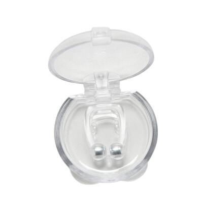 

Silicone Magnetic Anti Snoring Nose Breathing Snore Stopper Antisnoring Device For Sleeping Apnea With Case Durable Nose Clip