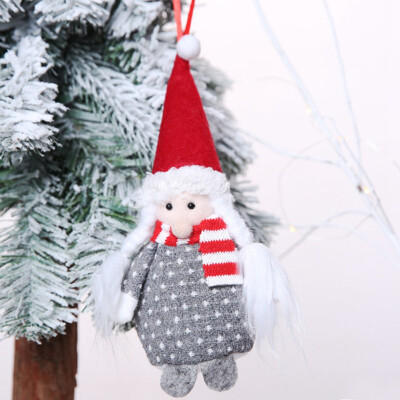 

Christmas Tree Hanging Decoration Xmas Doll Ornament Santa Claus Snowman Reindeer