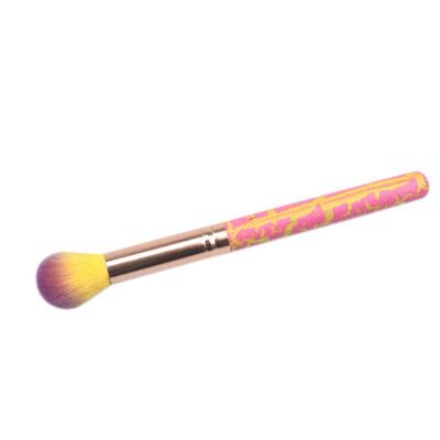 

1 Piece Crack Powder Brush Face Blusher Contour Stippling High-gloss Brush Pincel Cosmetic Beauty Tool