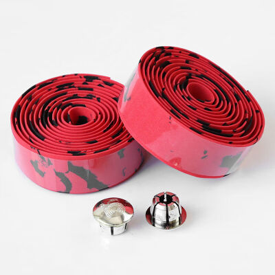 

2 Handlebar Tape Cork Grips Cycling Road Bicycle Bike Wrap Tapes & 2 Bar Plugs