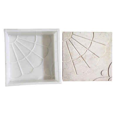 

Siaonvr Plastic Making DIY Paving Mould Home Garden Floor Road Concrete Stepping