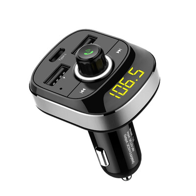 

Car mp3 modern car mp3type-c fast charge Bluetooth car charger fm transmitter Bluetooth player