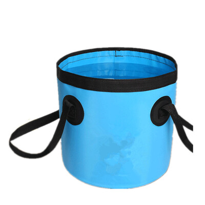 

Portable Folding Water Container Lightweight Durable Includes Handy Tool Mesh Pocket