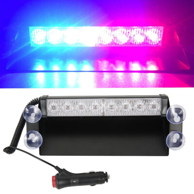 

12V LED Red Blue Car Truck Warning Emergency Strobe Light Flashing Dash Lamp