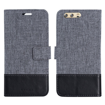 

Goowiiz Phone Case For Huawei P10P10 PlusP10 Lite Fashion Canvas Leather Wallet Full package flip Holder Stand