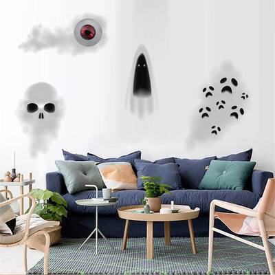 

Removable Scary Ghost Pattern Halloween Decor Window Mural Wall Sticker Room Door Decor Home Kid Room Bedroom Wall Art Decals