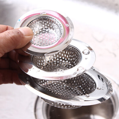 

1pc 79113cm Metal Flume Filter Mesh Sink Strainer Trap Bath Hair Drain Hole Bathtub Wash Basin Sundries Filter