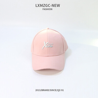 

New-style hat women Korean-style embroidered baseball cap outdoor sports sun-shading cap adjustable cornice-hat men