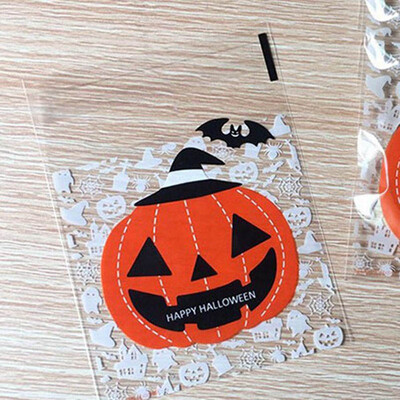 

Multistyle Halloween Candy Bread Packaging Bags Self-Adhesive Plastic Bags Biscuits Snack Baking Package