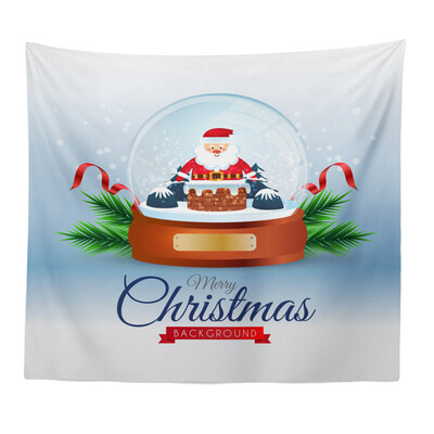 

Toponeto Merry Christmas Beach Cover Up Tunic Tapestry Tablecloth Home Decoration