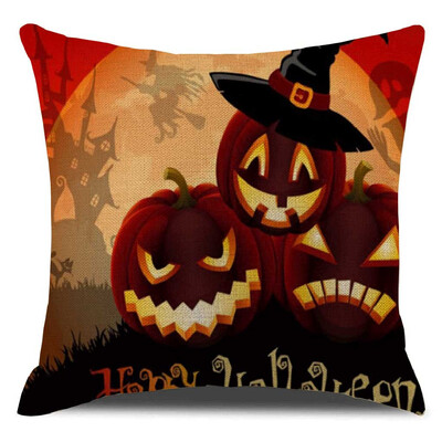 

〖Follure〗Halloween Pumpkin Pillow Cover Pillowcases Decorative Sofa Cushion Cover
