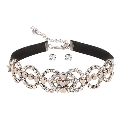 

Bohemian Fashion Jewelry Fashion leather necklace suit set- Hot Sale Female Statement Necklace