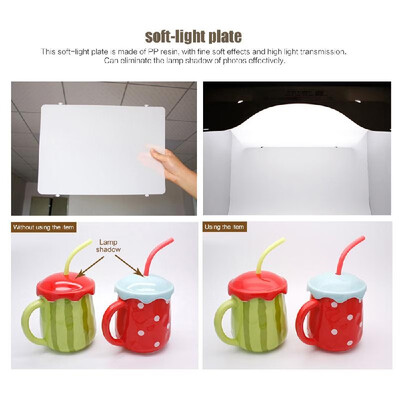 

SANOTO K60 24"×18" Professional Portable LED Photo Studio Shot Box Built-in Lighting Studio Mini Stepless Dimming Light Box