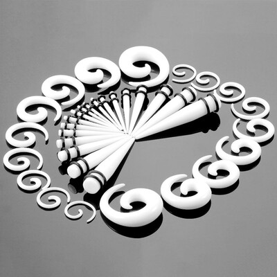

Ear Stretch Kit Tapers And Plugs Expander Body Pierc Jewelry Cute Latest