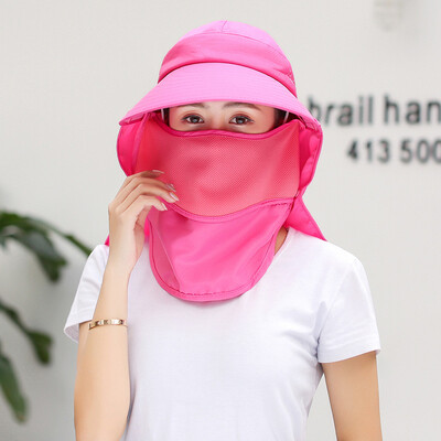 

Large along the sun hat ladies sun protection summer outdoor Korean version of the anti-ultraviolet masking ride cool hat sun hat