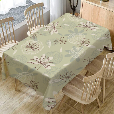 

Toponeto Cartoon Table Cloth Linen Tablecloth For Kitchen Decorative Dining Table Cover