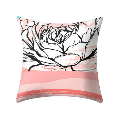 

Toponeto Print Pillow Case Polyester Sofa Car Cushion Cover Home Decor 45 X 45cm