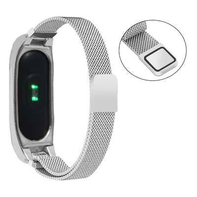 

〖Follure〗Milanese Magnetic Loop Stainless Steel Band Strap For Xiaomi Mi Band 2 BK