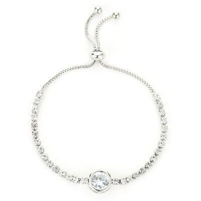 

Fashion Simple Women Rose Gold Love Heart Zircon Bracelet Jewelry