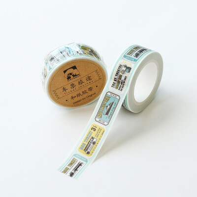 

Original Japanese Style Paper Tape Stickers Colorful Hand Tearing Tape Fashion Pocket DIY Tape Party Supplies